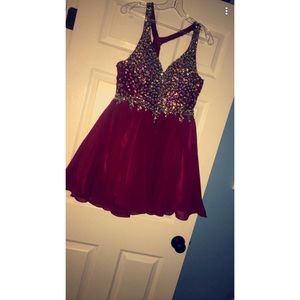 Maroon dress